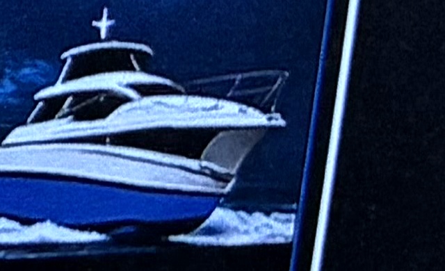 Boat on clear water